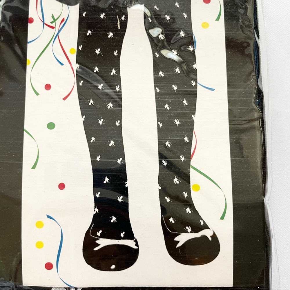 Girls spider Halloween black tights Age 3+
